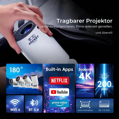 PocketVision Pro 4K – Smart Beamer (2025 Edition)