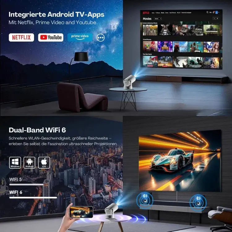 PocketVision Pro 4K – Smart Beamer (2025 Edition)